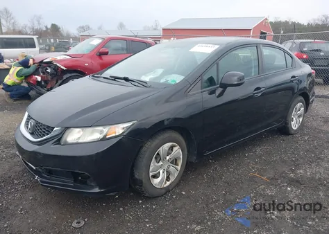 2013 Honda Civic Lx z USA, uszkodzony, nr VIN 2HGFB2F55DH592825